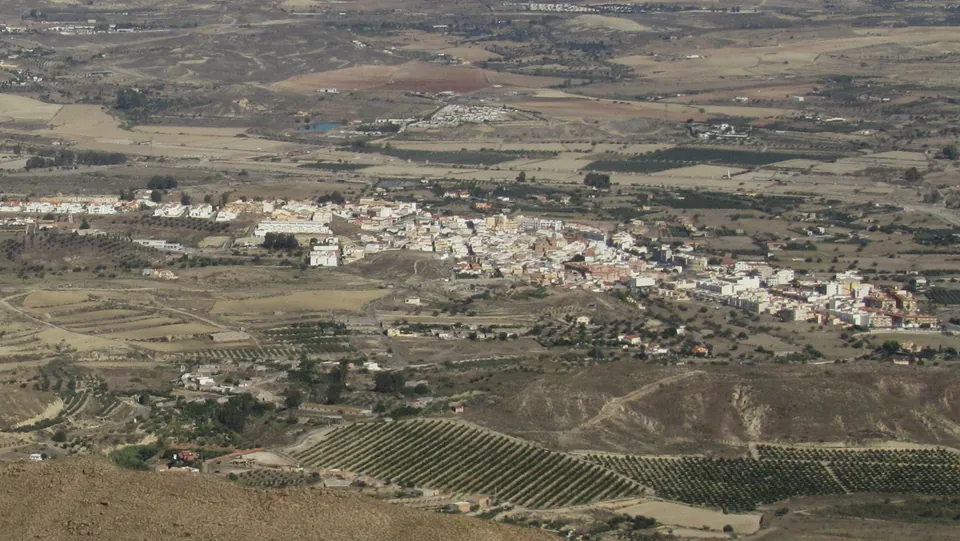 Vista de Turre en la provincia de Almería